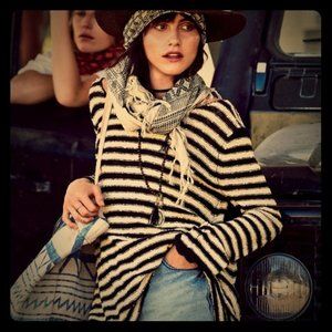 Free People Counting Stripes Sweater- XS